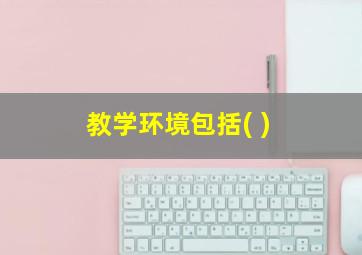 教学环境包括( )